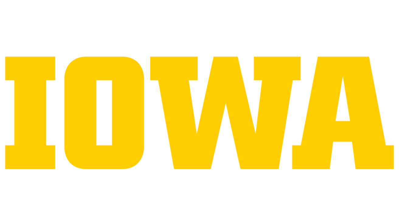 University of Iowa logo in gold